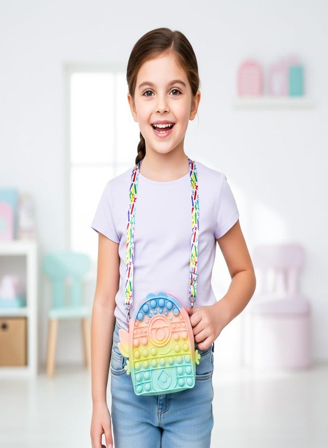 CLAPONE Poppet Pop It Toy for Kids Multicolor Fidget Toy with Popping Sounds, Sensory Toy, Stress Relief, Anxiety Relief, Daytime & Nighttime Use, Classroom (Multicolor, One Eye Monsters Pop It) - Image 5